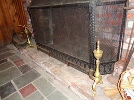 Brass Andirons