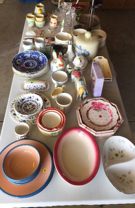 Some of many china pieces