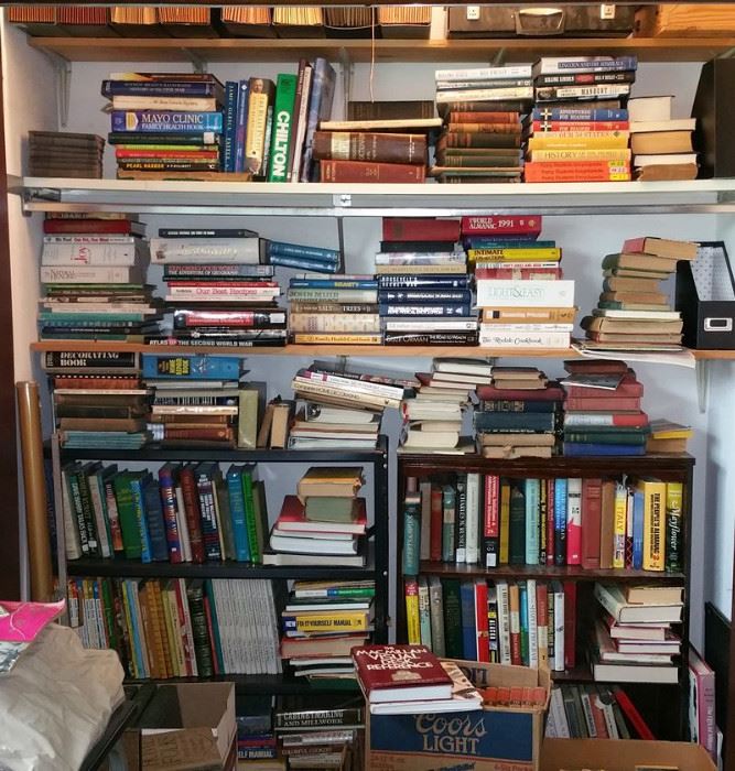 More lots and lots of books.