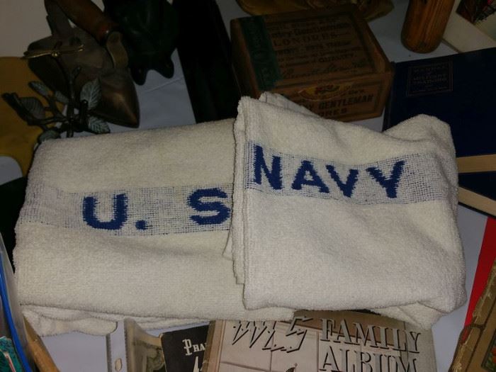 US Navy towels.