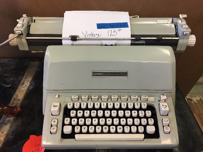 hermes ambassador vintage typewriter