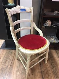 vintage white chair 
