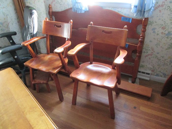 Cushman Maple Arm Chairs