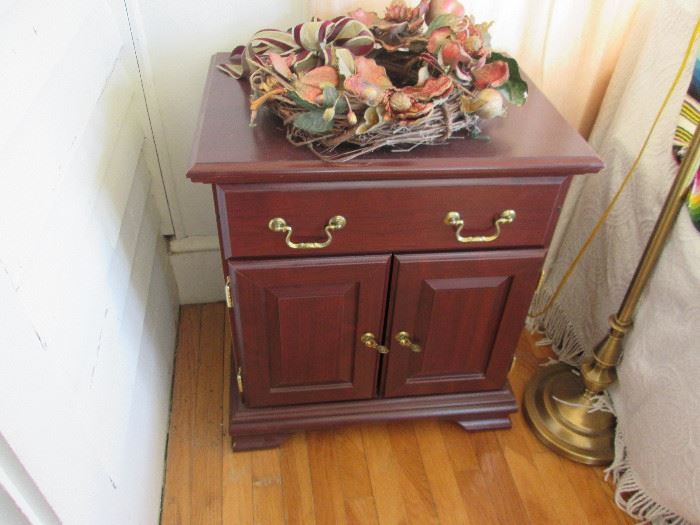 Vintage Wood Side Cabinet