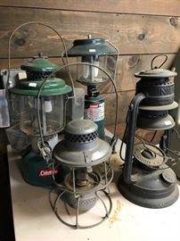 Coleman, Railroad & other lanterns
