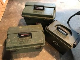 Ducks Unlimited  and other brand tackle boxes