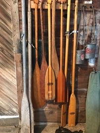 Nice selection of oars