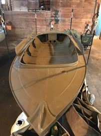 A Second Alumacraft ducker boat