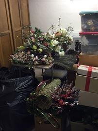 Sample of some the the silk florals