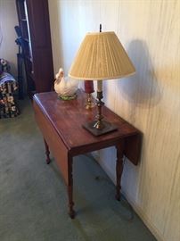 Antique drop leaf table