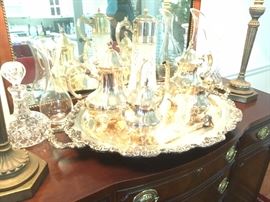 Plenty of gorgeous silver plate!