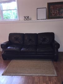 Leather sofa available! Excellent condition!