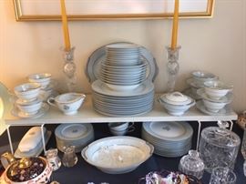 Large Noritake china set. 
