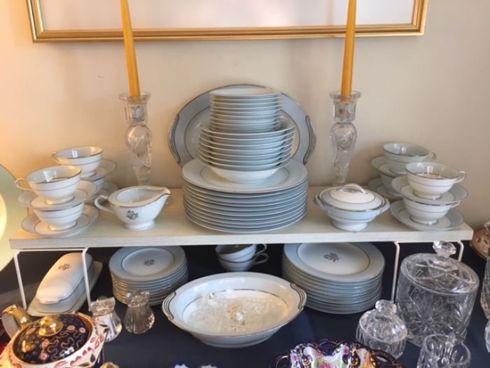 Large Noritake china set. 