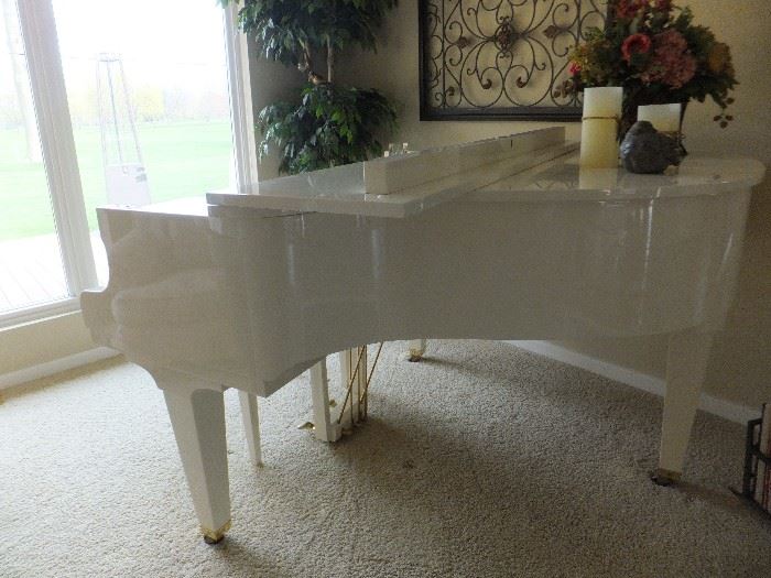 What a beautiful SCHIMMEL baby grand piano that would look beautiful in anyones home.   Registration number 9268.890