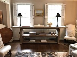 Holly Hunt Coloret Rope Credenza 9ft long by 35 high, Giraff Carpet and more