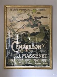 French Framed Poster