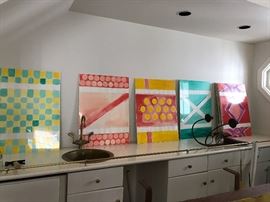 Colorful Watercolors Ready to Frame