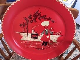 Large vintage tray