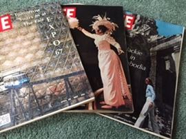 Vintage LIFE magazine collection