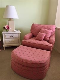 Braxton Culler Arm Chair and Ottoman