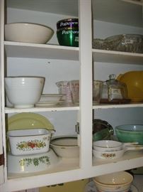 Vintage kitchen items.