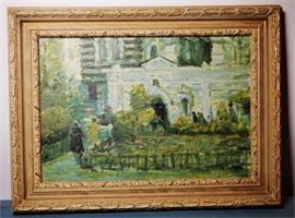 Lot 41 Russian Oil on Artist Board