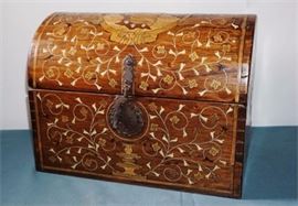 Lot 60 Dome Top Wooden Box