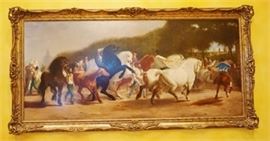 Lot 62 E. Payne Oil on Canvas after Rosa Bonheur