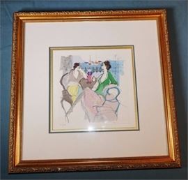 Lot 66 Alexander Tarkay Pencil Signed Lithograph