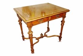 8. Continental Walnut Occasional Table