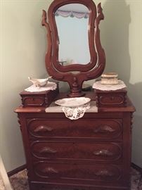 Victorian dresser marble top