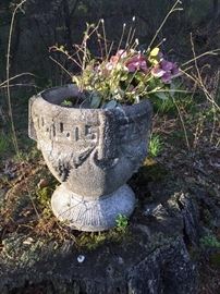 concrete urn