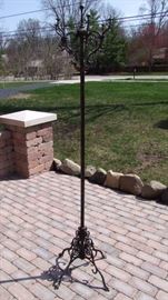 1890 Cast Iron Barber Shop Hat Stand