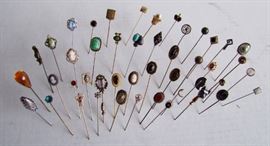 1900 Collection of Antique Stick Pins 