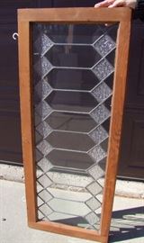 1910 Leaded Glass Transom Window