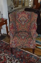 Antique Wing Back Chair