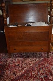 American Primitive Blanket Chest notice the handiwork of one of Americas past Craftsmen