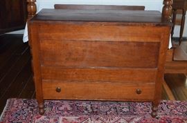  American Primitive Blanket Chest notice the handiwork of one of Americas past Craftsmen