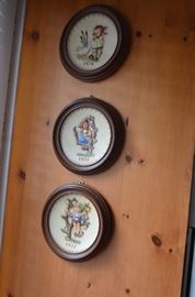 Collectible Framed Hummel Plates more were discovered in boxes