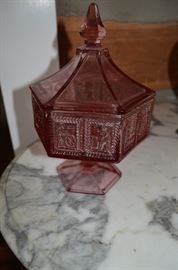 Vintage style Candy Compote with Lid