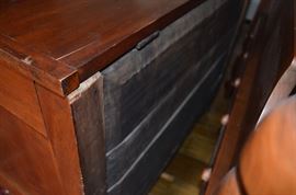 American Primitive Blanket Chest notice the handiwork of one of Americas past Craftsmen