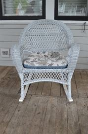 Beautiful Wicker Rocker
