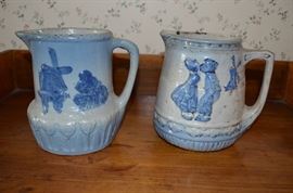 Lots of Beautiful Salt Glaze items from Pitchers to Salts to Butters to Bowls and much more! Many signed German pieces & more!!!