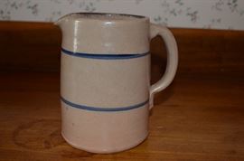 Antique Stoneware Pitcher