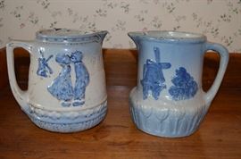 Lots of Beautiful Salt Glaze items from Pitchers to Salts to Butters to Bowls and much more! Many signed German pieces & more!!!