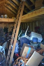 Antique Library Ladder