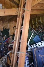 Antique Library Ladder