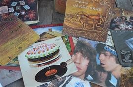 Lots of Vintage Vinyl Rock Albums like: The Beatles 1967-70 Blue Vinyl * Elton John * Motley Crue * Come Taste the Bread * Jethro Tull * Talking Heads * Grateful Dead * Three Dog Night * Led Zepppelin * Rolling Stones * & More!!!