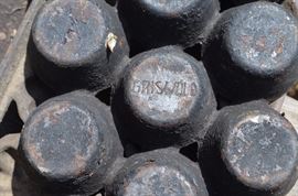 Antique Iron Cookware - notice the old Griswold signing